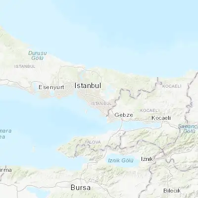 Map showing location of Sultanbeyli (40.960720, 29.270670)