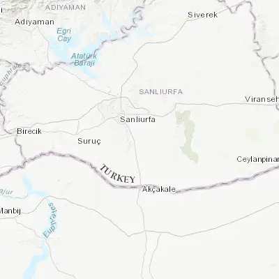 Map showing location of Turluk (37.002640, 38.939190)