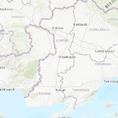Map showing location of Uzunköprü (41.265970, 26.688500)