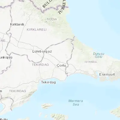 Map showing location of Velimeşe (41.253610, 27.878330)