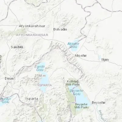 Map showing location of Yalvaç (38.295560, 31.177780)
