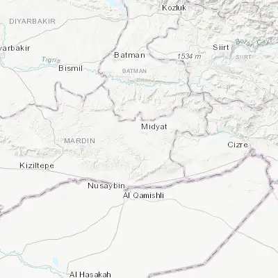 Map showing location of Yolbaşı (37.387360, 41.316600)
