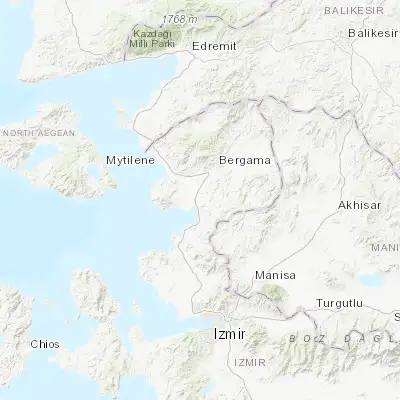 Map showing location of Zeytindağ (38.967220, 27.072220)
