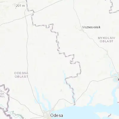 Map showing location of Berezivka (47.200370, 30.909430)