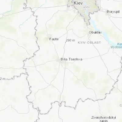 Map showing location of Bila Tserkva (49.800400, 30.128510)
