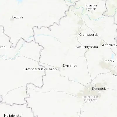 Map showing location of Bilytske (48.406420, 37.181110)