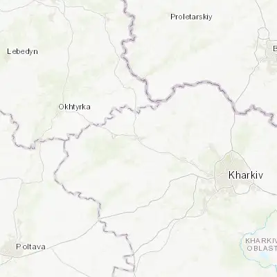 Map showing location of Bohodukhiv (50.164660, 35.527650)