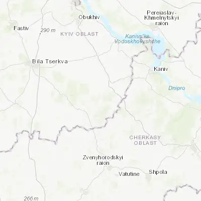 Map showing location of Bohuslav (49.546370, 30.874070)