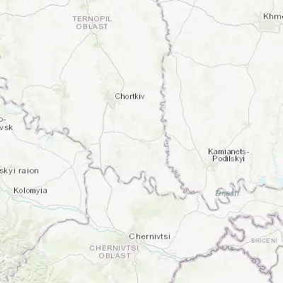 Map showing location of Borshchiv (48.803190, 26.031710)