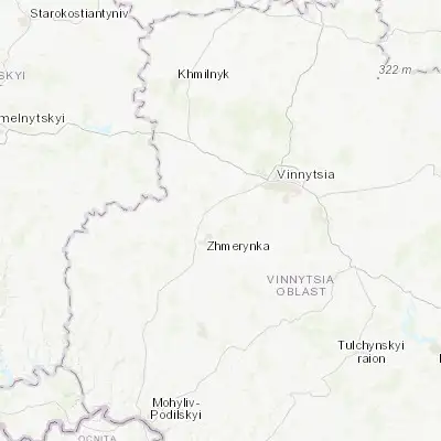 Map showing location of Brayiliv (49.106710, 28.164720)