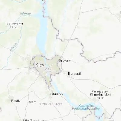 Map showing location of Brovary (50.518090, 30.806710)