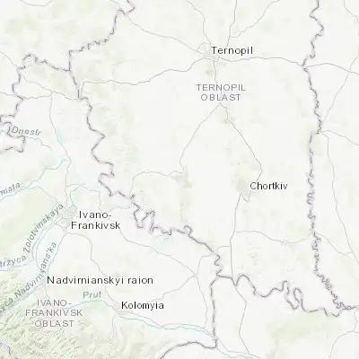 Map showing location of Buchach (49.062340, 25.394960)