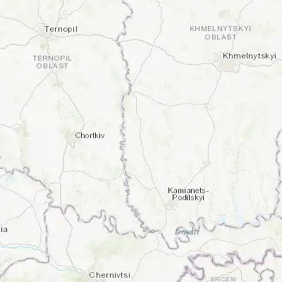 Map showing location of Chemerivtsi (49.009140, 26.340020)