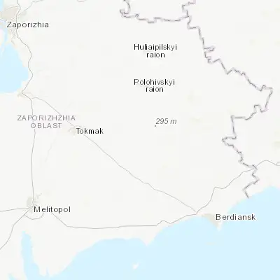 Map showing location of Chernihivka (47.194510, 36.216480)