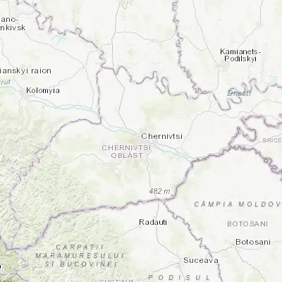 Map showing location of Chernivtsi (48.290450, 25.932410)