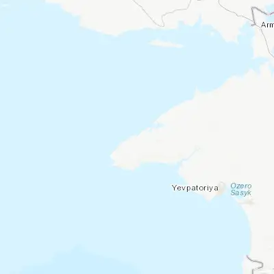 Map showing location of Chernomorskoye (45.506570, 32.697760)