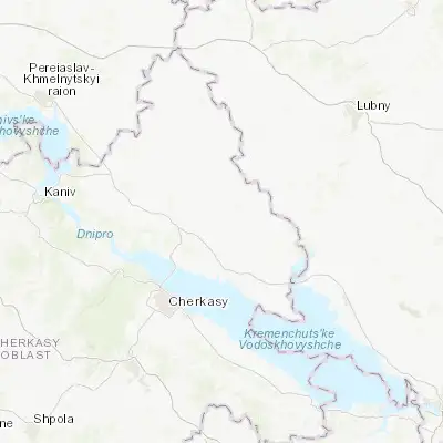 Map showing location of Chornobay (49.670740, 32.323600)