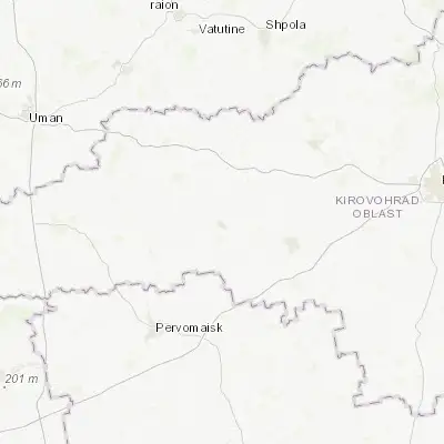Map showing location of Dobrovelychkivka (48.389390, 31.180390)