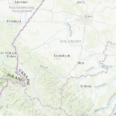 Map showing location of Drohobych (49.351000, 23.517400)