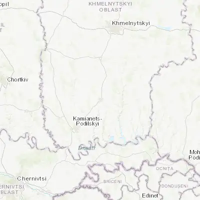 Map showing location of Dunayivtsi (48.886970, 26.848160)