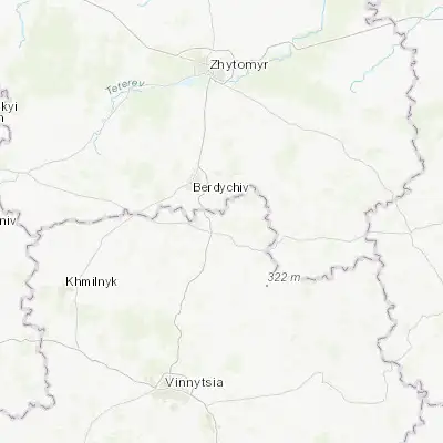 Map showing location of Hlukhivtsi (49.771490, 28.729760)