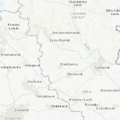 Map showing location of Holubivka (48.637510, 38.642800)