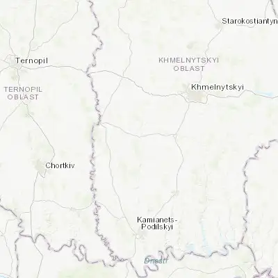 Map showing location of Horodok (49.172090, 26.563570)