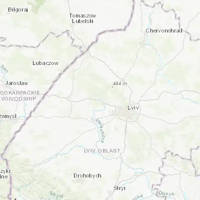 Map showing location of Ivano-Frankove (49.919780, 23.729130)