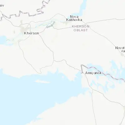 Map showing location of Kalanchak (46.254950, 33.290610)