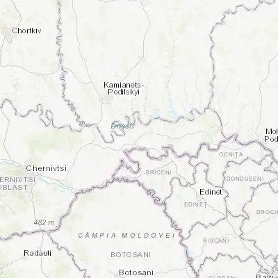 Map showing location of Kelmentsi (48.466400, 26.832770)