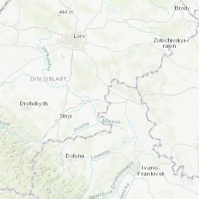 Map showing location of Khodoriv (49.406810, 24.311300)