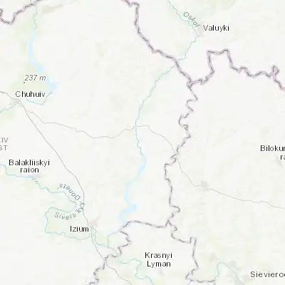 Map showing location of Kivsharivka (49.630260, 37.677500)