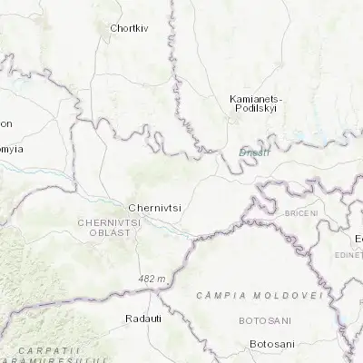 Map showing location of Klishkivtsi (48.423420, 26.252290)