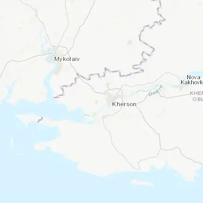 Map showing location of Komyshany (46.639950, 32.503430)