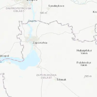 Map showing location of Komyshuvakha (47.714910, 35.524050)