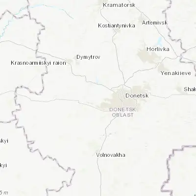 Map showing location of Krasnohorivka (48.006030, 37.509680)