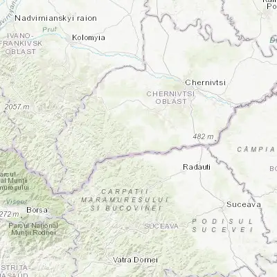 Map showing location of Krasnoyilsk (48.018650, 25.560040)