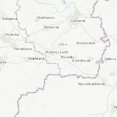 Map showing location of Kripenskyi (48.077090, 39.058000)