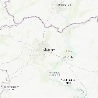 Map showing location of Kulynychi (49.981780, 36.382830)