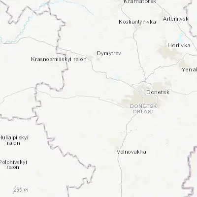 Map showing location of Kurakhove (47.984370, 37.279090)
