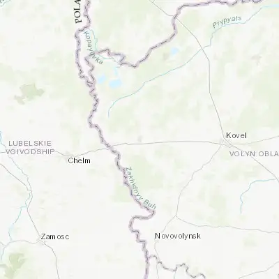 Map showing location of Liuboml (51.226010, 24.037270)