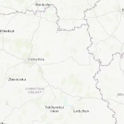 Map showing location of Lypovets (49.227760, 29.056690)