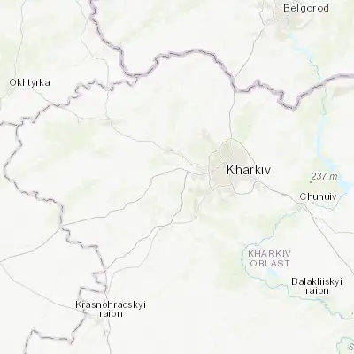 Map showing location of Lyubotyn (49.946910, 35.929070)