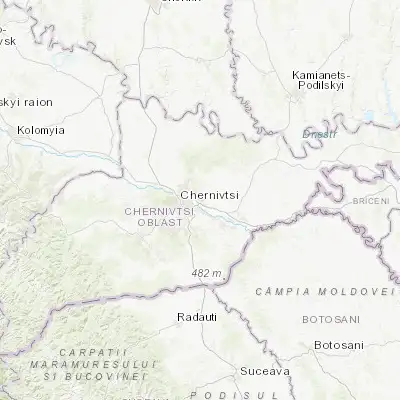 Map showing location of Mahala (48.296810, 26.043300)