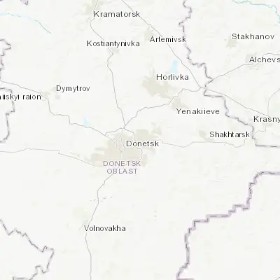 Map showing location of Makiivka (48.047820, 37.925760)