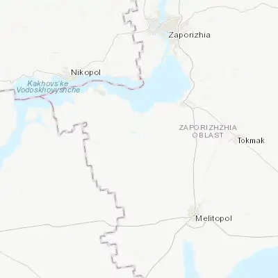 Map showing location of Mala Bilozerka (47.247370, 34.934570)