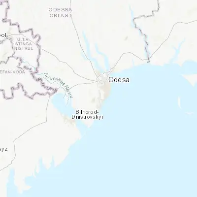 Map showing location of Malodolynske (46.356380, 30.631080)
