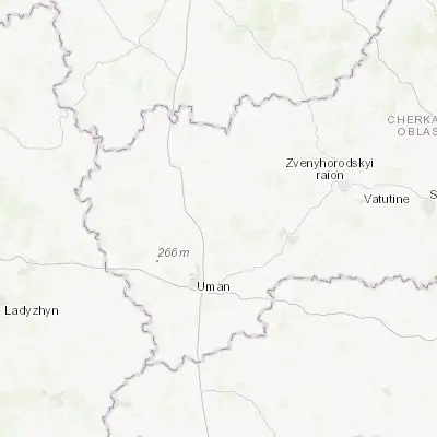 Map showing location of Mankivka (48.963910, 30.336260)