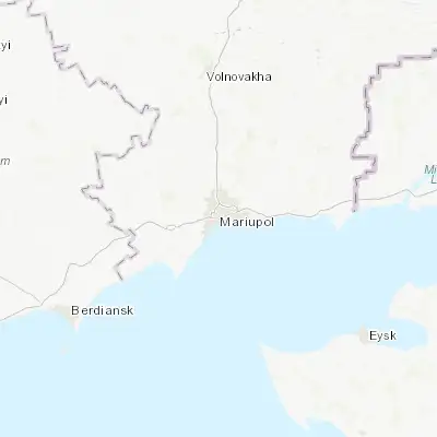 Map showing location of Mariupol (47.095140, 37.541310)