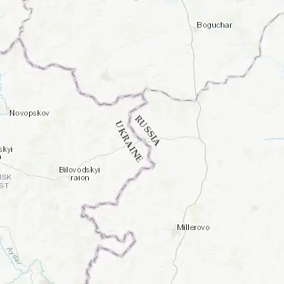 Map showing location of Milove (49.376090, 40.140710)
